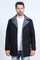 Men’s Black Faux Suede Western Overcoat – Longline Cowboy Style Jacket