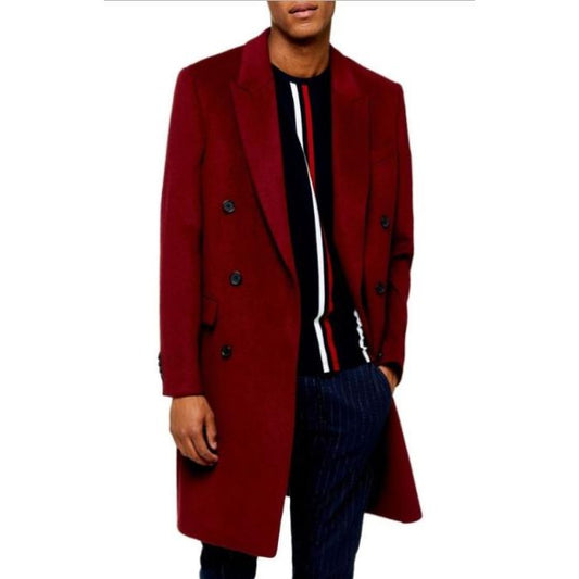 Men's Burgundy ~ Wine ~ Maroon Overcoats