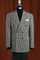 Modern Fit Men’s Houndstooth Blazer – 100% Wool Black & White Sport Coat
