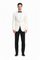 Men's 100% Merino Wool Snow White Shawl Collar Dinner Jacket-New Designer Collection