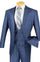 Mens 1930s Blue Glen Plaid 3 Piece Fashion Suit