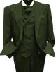 Mens 1930s Suits - Hunter Green Suit - AlbertoNardoniStore
