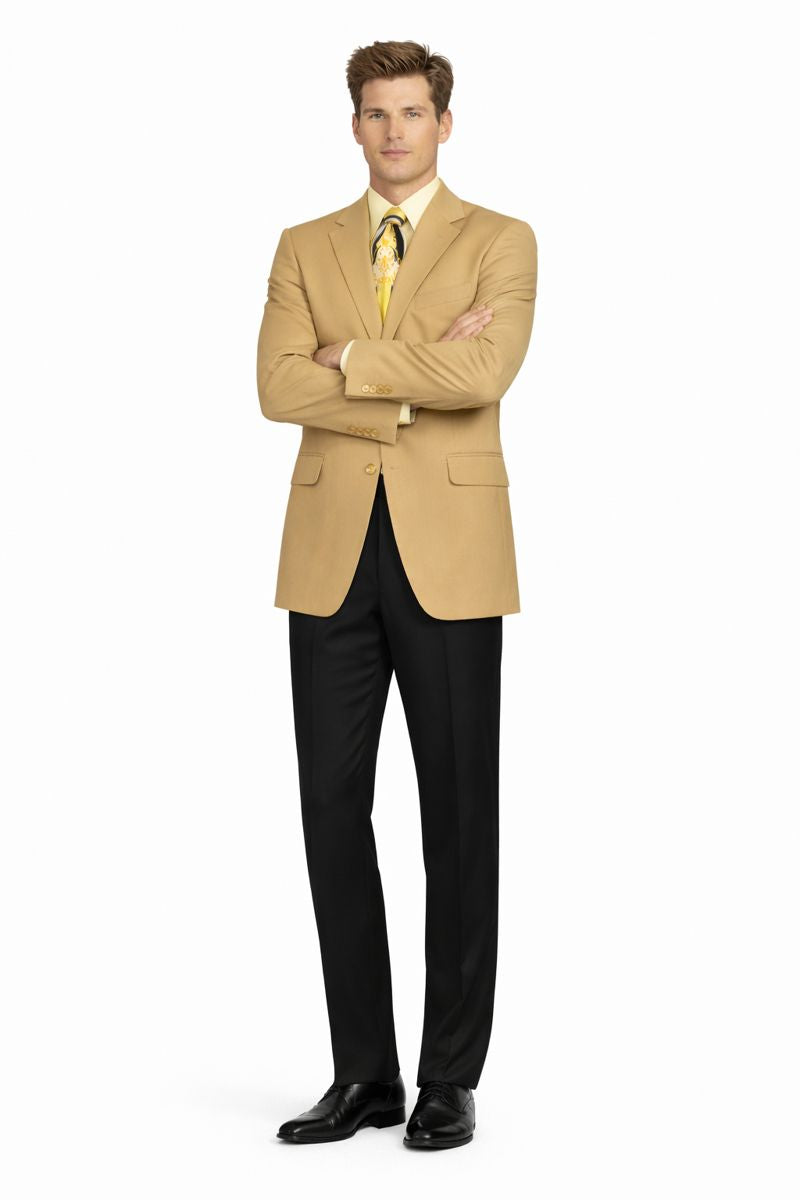 Men's 3 Button Fashion Dress Casual Blazer-New Designer Collection - 38 Regular