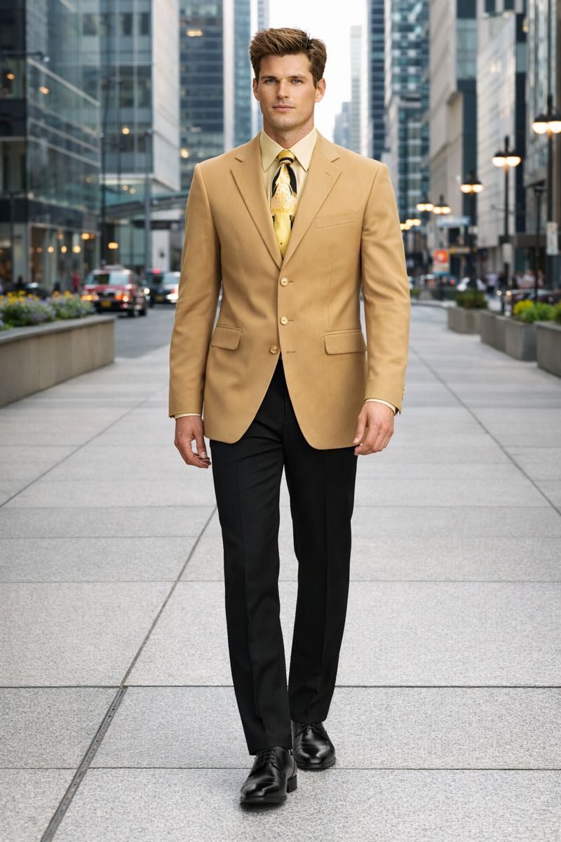 Men's 3 Button Fashion Dress Casual Blazer-New Designer Collection - 38 Regular