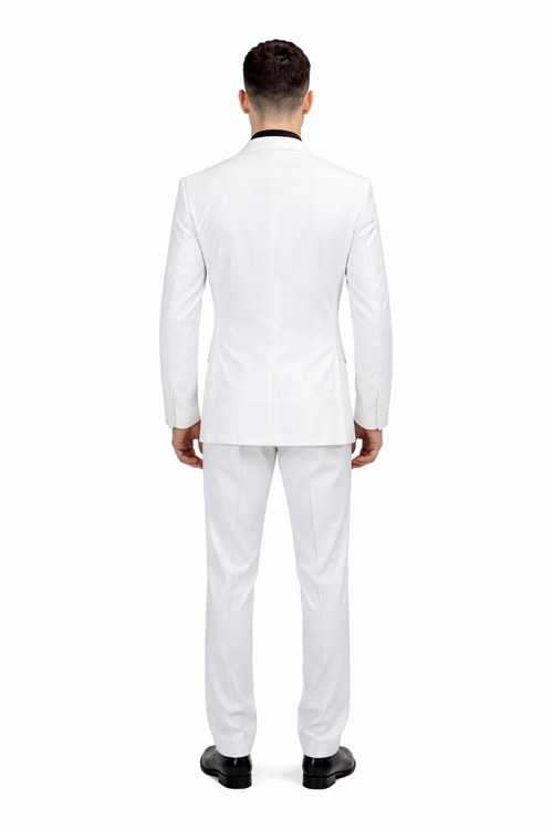 Men's 3 Piece Wool Suit Bold Colors 100% Wool Statement
