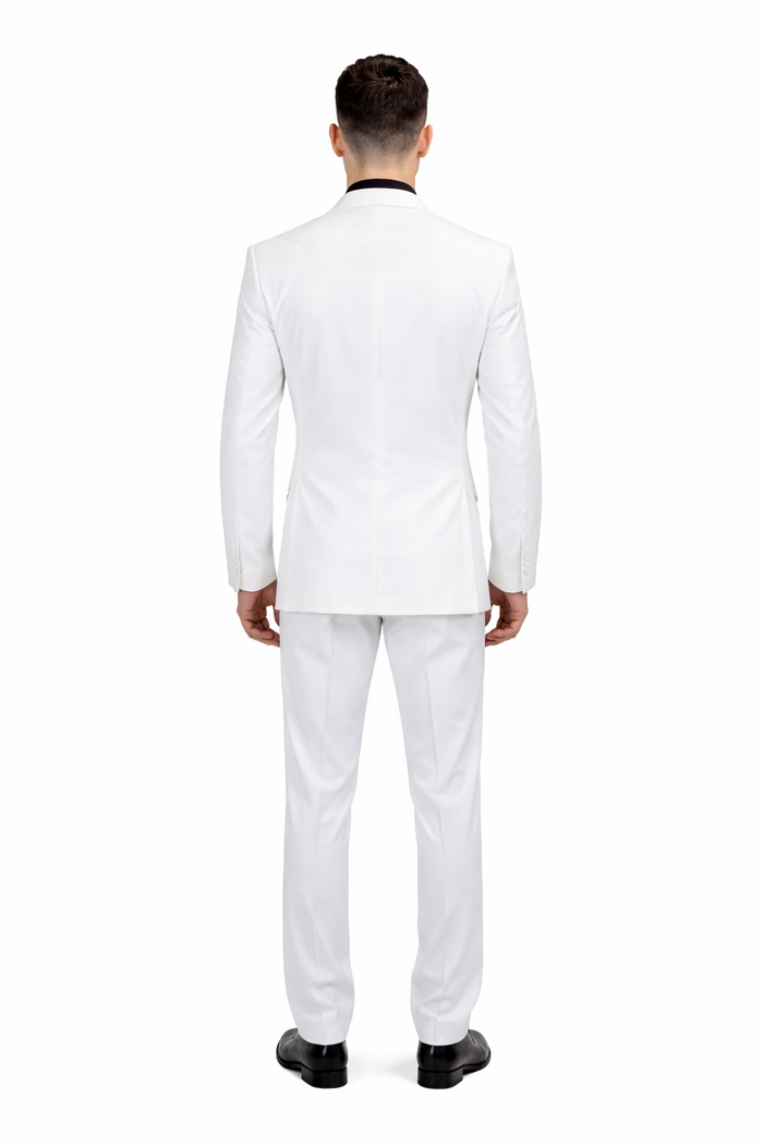 Men's 3 Piece Wool Suit Bold Colors 100% Wool Statement