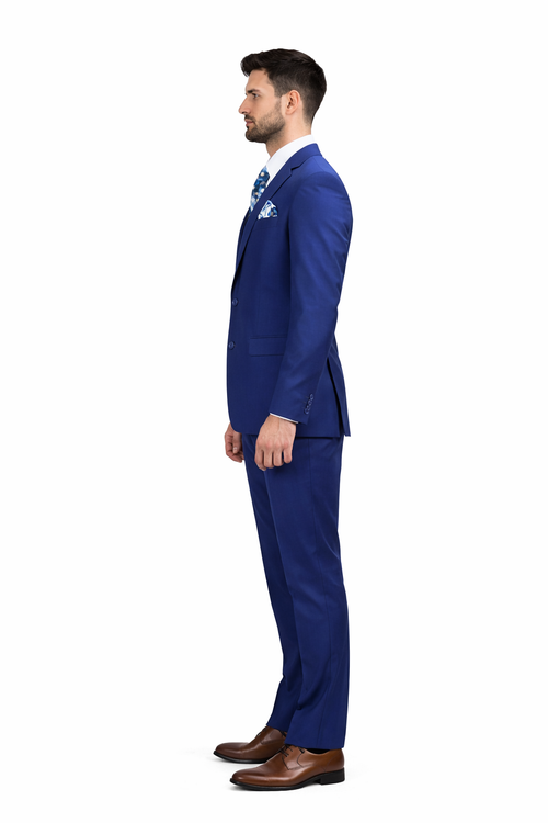 Men's 3 Piece Wool Suit Bold Colors 100% Wool Statement