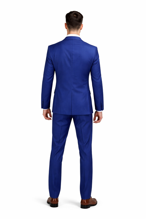 Men's 3 Piece Wool Suit Bold Colors 100% Wool Statement