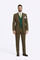 Al Capone Outfit for Men Brown Double Breasted Suit $179 + Hunter Green Vest $59