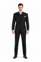Mens Big and Tall Suits - Plus Size Black Suit For Men - Classic fit 1 Button With Vest-New Designer Collection