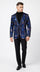 Mens Black and Royal and Gold and Navy Blue Sequin Tuxedo Suit Set – Luxury Prom Wedding Tuxedo with Sequin Jacket