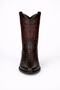 Men's Black Cherry Caiman Cowboy Boots: Genuine Leather Snip Toe Western Dress Boots-New Designer Collection