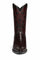 Men's Black Cherry Ostrich Leg Cowboy Boots - Los Altos Dress Western Boots-New Designer Collection