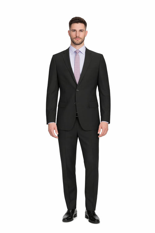Slim Fit Tiglio Wool Suit Modern Tailored Two-Piece Formal Suit