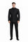 Mens Black Solid Three Piece Suit-New Designer Collection