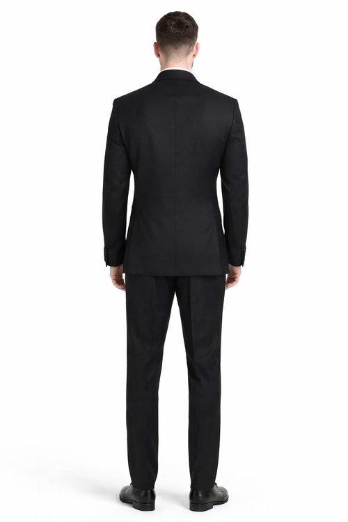 Apollo King Men's 2pc Double Breasted Suit Wide Peak Lapel with Slim Fit Cut