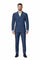 Mens Blue Wool Tiglio Double Breasted Suit – Classic Peak Lapel Suit