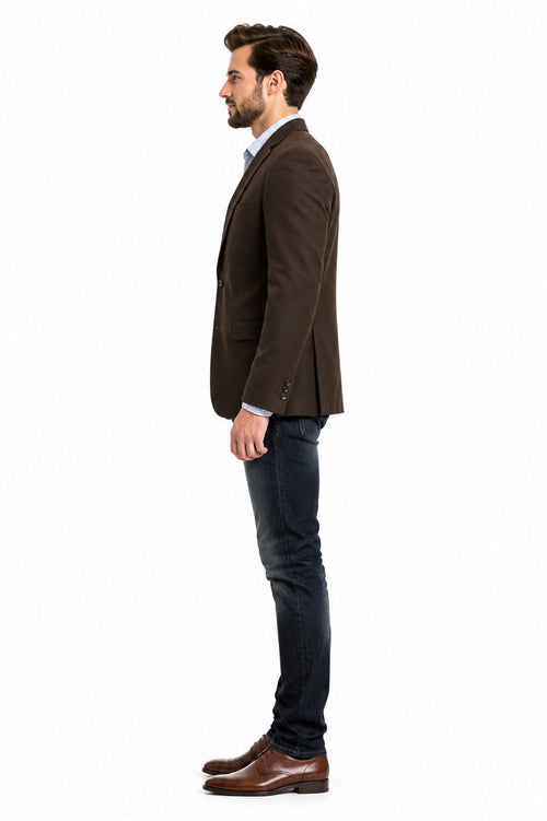 Men's Brown 2 Button Fashion Dress Casual Blazer-New Designer Collection