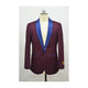 Mens Blazer Burgundy Navy  Dinner Jacket