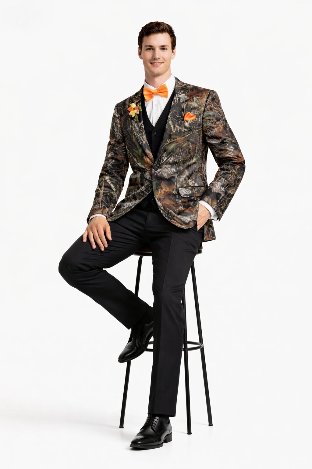 Camo Tuxedo - Camo Suit Camouflage Tuxedo - Camo Wedding Suit - 52 Regular