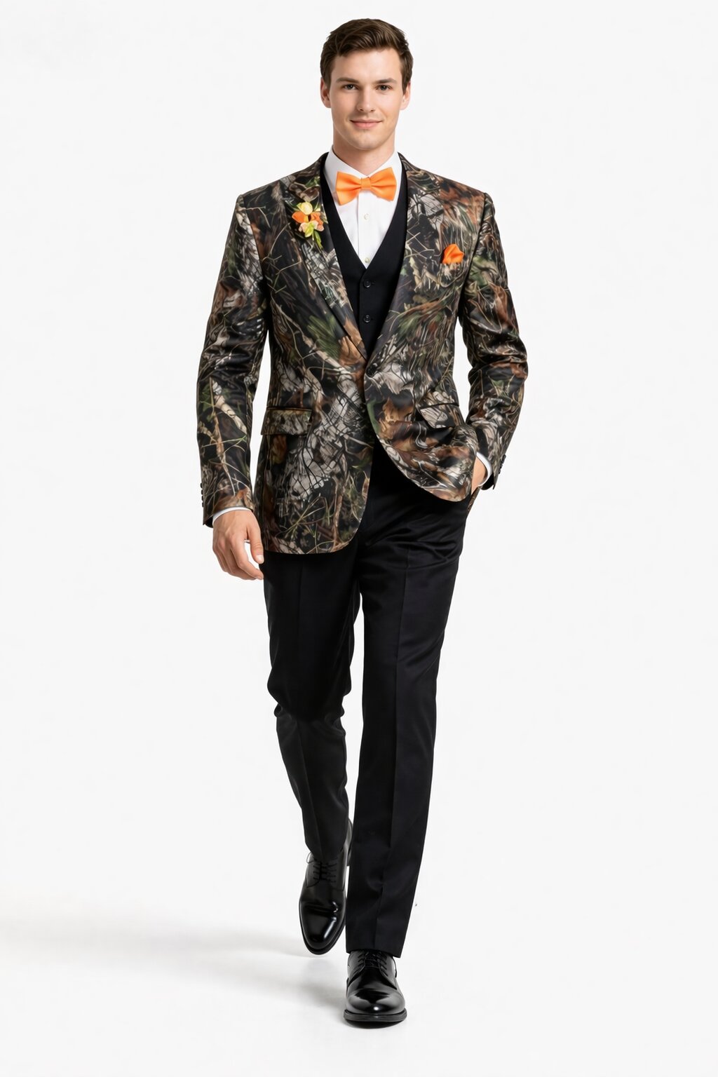 Camo Tuxedo - Camo Suit Camouflage Tuxedo - Camo Wedding Suit - 52 Regular
