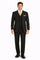 mens-classic-fit-3-button-vested-single-pleated-pant-suit-in-black-New Designer Collection