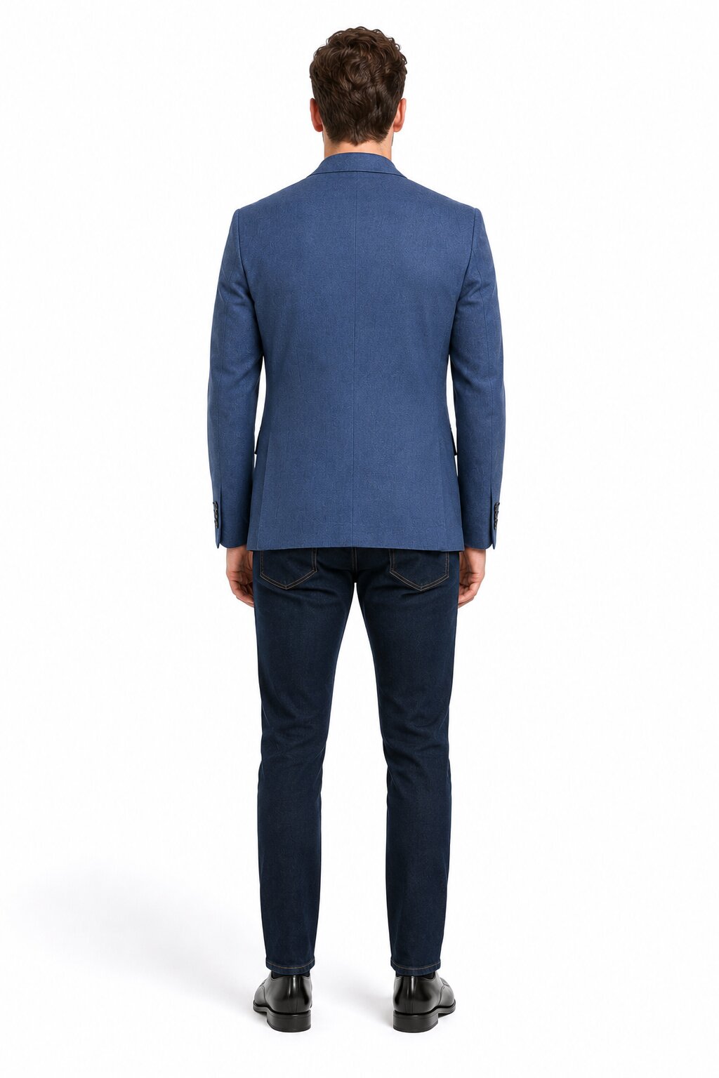 Zacchi Terri 73911 Mens Cobalt Blue Blazer – Slim Fit Stylish Formal & Party Wear Jacket - 34 Short or Extra Small