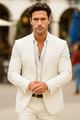 Mens Colin Farrell Miami Vice  Suit white