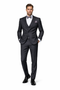 Men's Dark Grey Slim Fit Three Piece Suit-New Designer Collection