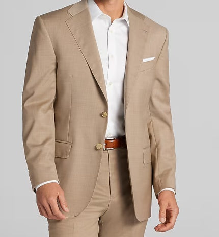 Mens Dark Tan Cowboy Western Blazer – Classic Western Style Sport Coat Casual Formal Jacket for Business Wedding Modern Fit - 36 Short