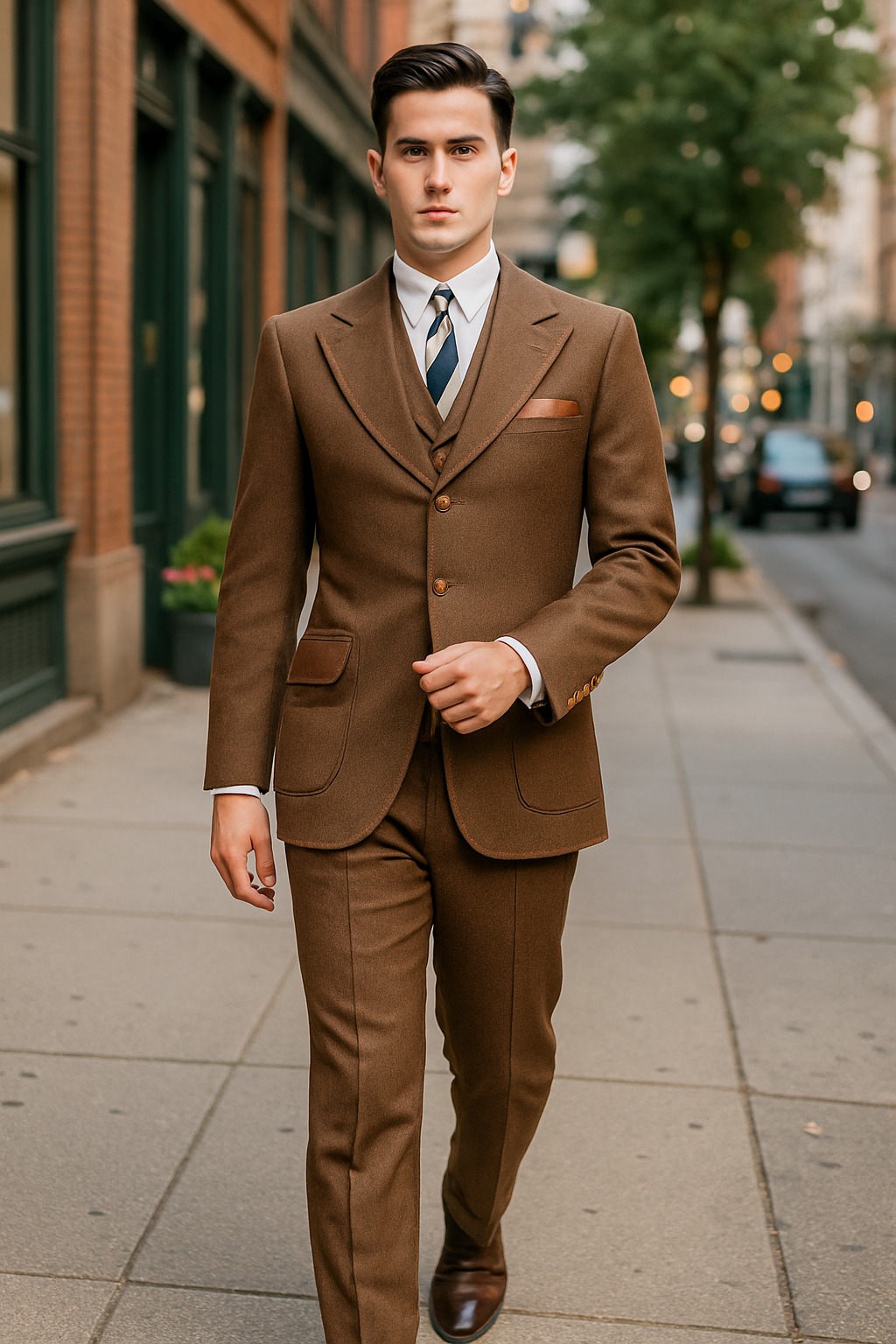 Denim Suit - Cotton Fabric Vested Suit - 3 Pieces Suit - Vested Fancy Suit - 38 Short Jacket+32 Waist Adjustable 28to34)(Height: 5 4 to5 7 )(Neck  15-16.5)S-M)