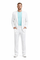 Mens Don Johnson Miami Vice White Suit Costume
