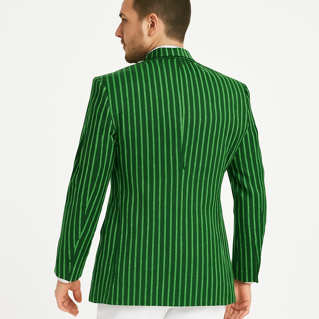 Mens Double Breasted Blazer in Color Navy - Pinstripe Sportcoat - New Arrival - 36 Short