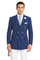 Mens Double Breasted Blazer in Color Navy - Pinstripe Sportcoat - New Arrival