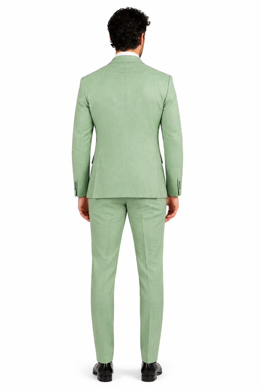 Mens Easter Suit - Jacket and Pants in Summer Color Light Green Modern Fit Light Weight - 34 Short or Extra Small