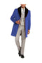 Men's Faux-fur shawl collar Overcoat Three Quarter Length Coat
