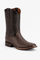 Men's Ferrini Dakota Hornback Caiman Cowboy Boots - Square Toe Brown Leather Western Dress Boots-New Designer Collection