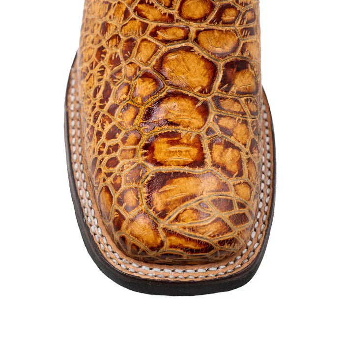 Men's Ferrini Kai Sea Turtle Print Boots Handcrafted Tan 42593-61 - 8