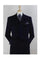 Mens Full Length Length Top Coat - Navy
