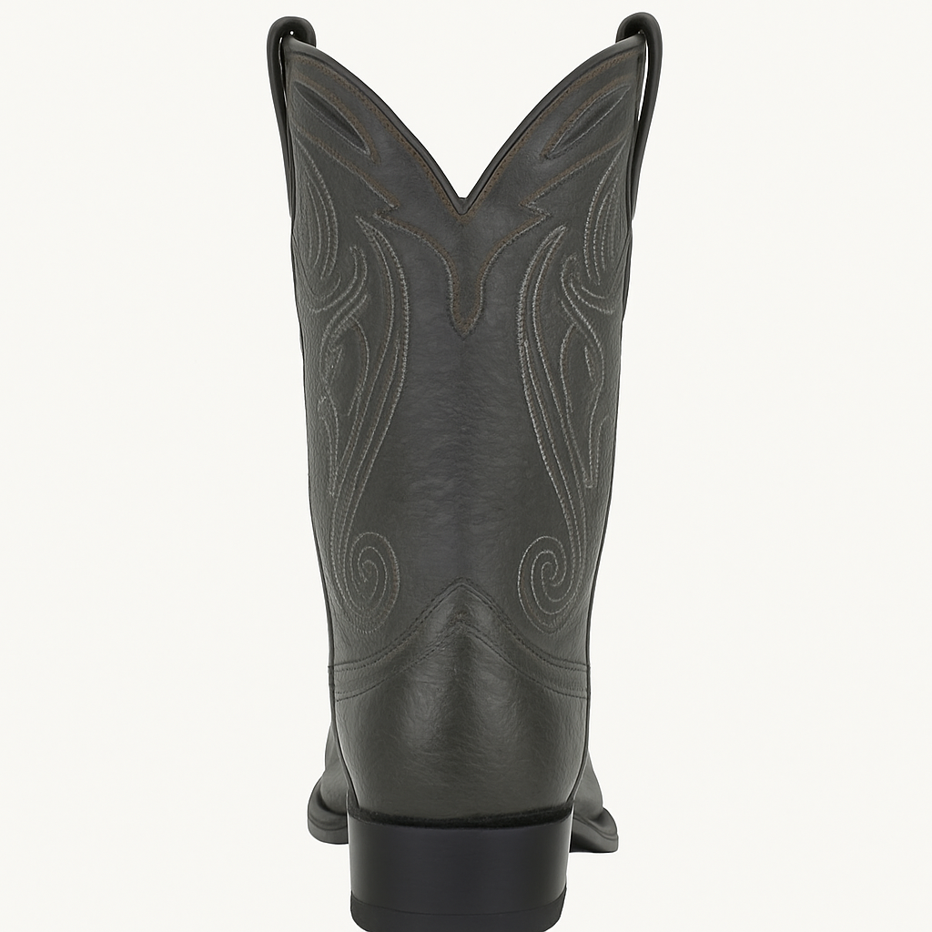 Men's Wild West Smooth Ostrich Skin 3X Toe Boots 29504-B - 6