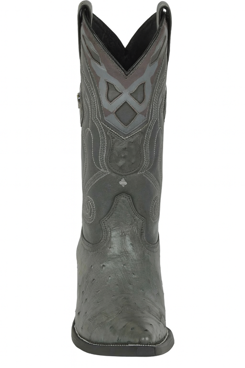 Men's Wild West Smooth Ostrich Skin 3X Toe Boots 29504-B