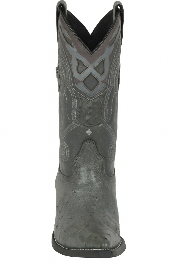 Men's Wild West Smooth Ostrich Skin 3X Toe Boots 29504-B