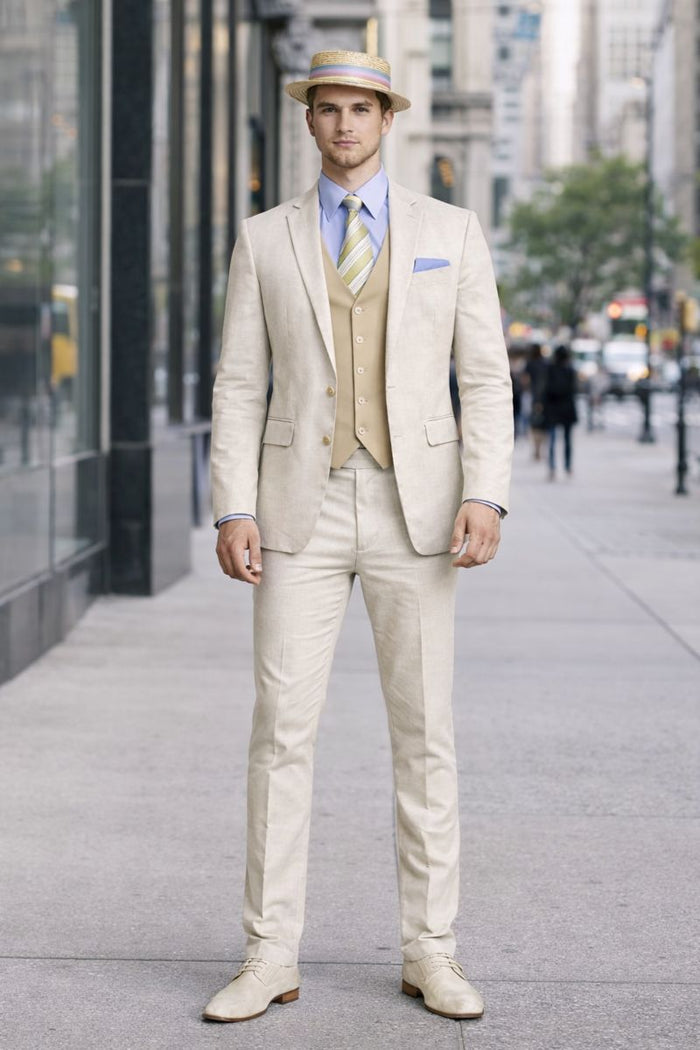 Mens Great Gatsby Costume - Great Gatsby Suit - Gatsby Clothes (Vest + Pants + Suit Shirt Tie Package)-New Designer Collection