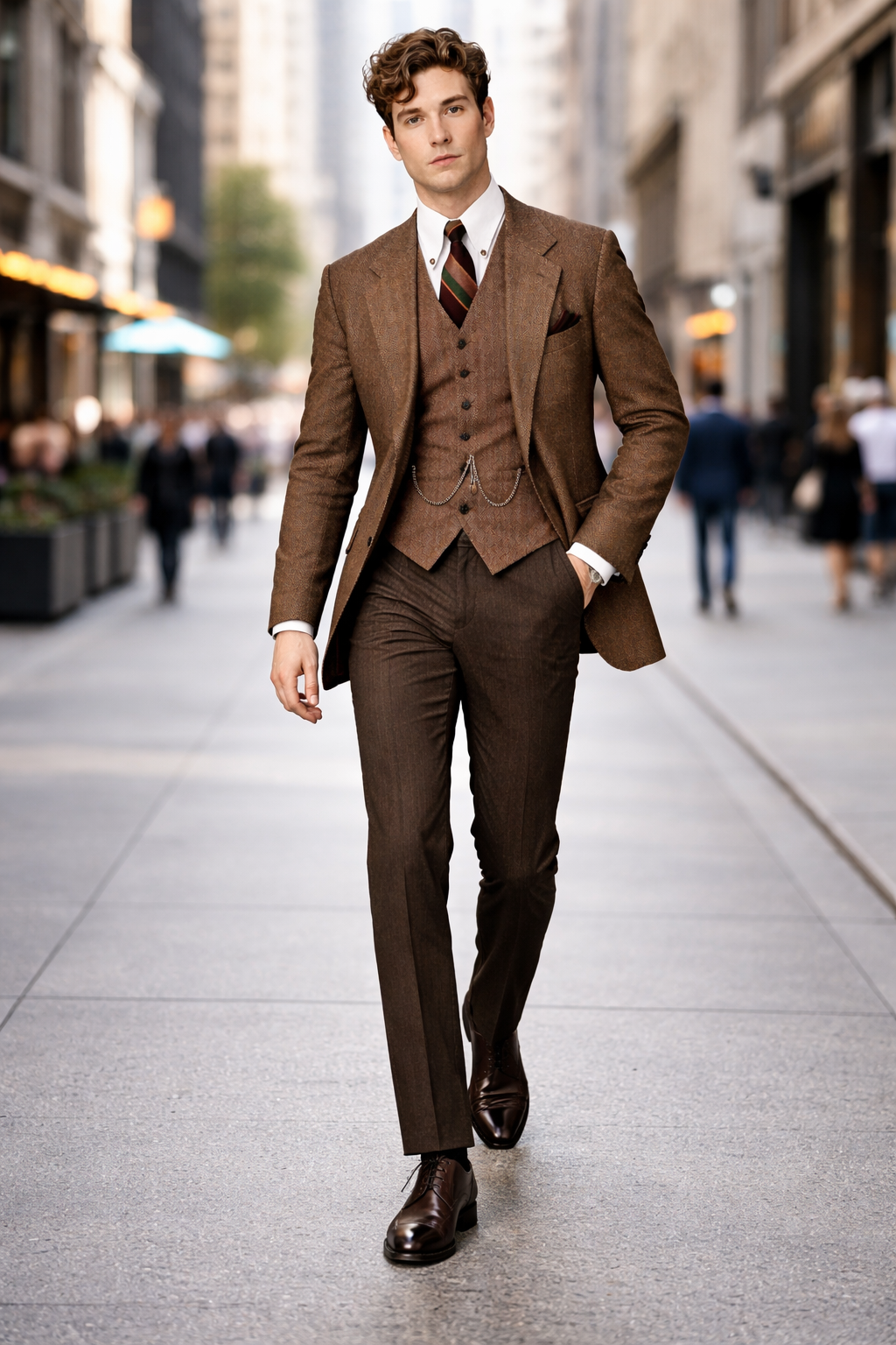 Mens Great Gatsby Costume - Great Gatsby Suit - Gatsby Clothes (Vest + Pants + Suit Shirt Tie Package)-New Designer Collection - 38 Short Jacket+32 Waist Adjustable 28to34)(Height: 5 4 to5 7 )(Neck  15-16.5)S-M)