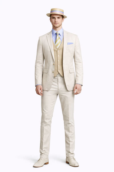 Mens Great Gatsby Costume - Great Gatsby Suit - Gatsby Clothes (Vest + Pants + Suit Shirt Tie Package)-New Designer Collection