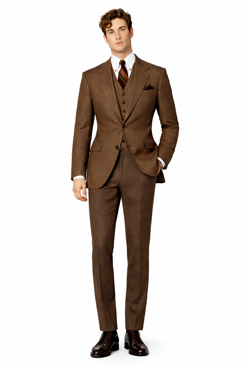Mens Great Gatsby Costume - Great Gatsby Suit - Gatsby Clothes (Vest + Pants + Suit Shirt Tie Package)-New Designer Collection - 38 Short Jacket+32 Waist Adjustable 28to34)(Height: 5 4 to5 7 )(Neck  15-16.5)S-M)