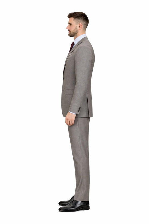 Slim Fit Tiglio Wool Suit Modern Tailored Two-Piece Formal Suit