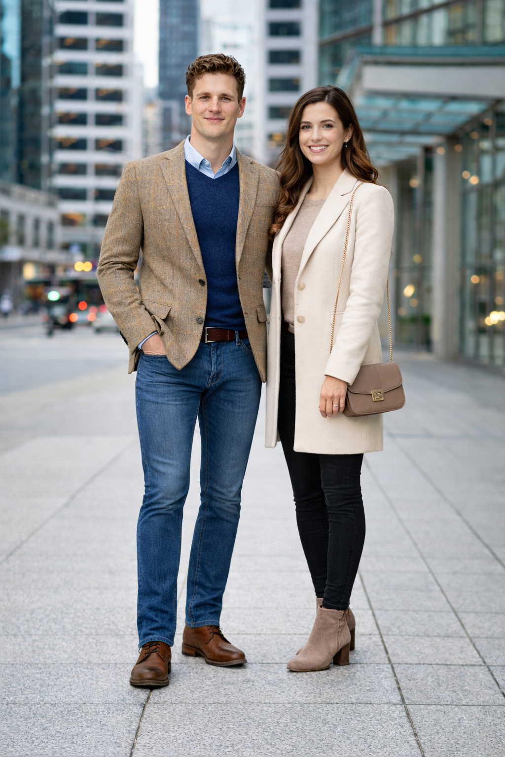 Mens Harris Tweed Jacket in Brown-New Designer Collection - 52 Long