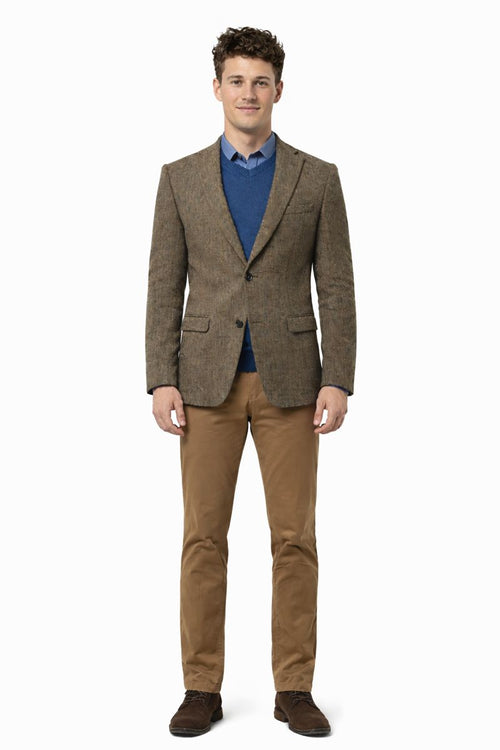 Mens Harris Tweed Jacket in Green-New Designer Collection