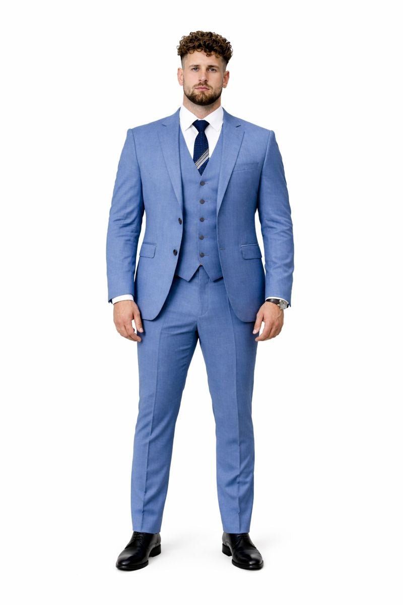 Mens Ice Blue Suit-New Designer Collection - 38 Short Jacket+32 Waist Adjustable 28to34)(Height: 5 4 to5 7 )(Neck  15-16.5)S-M)